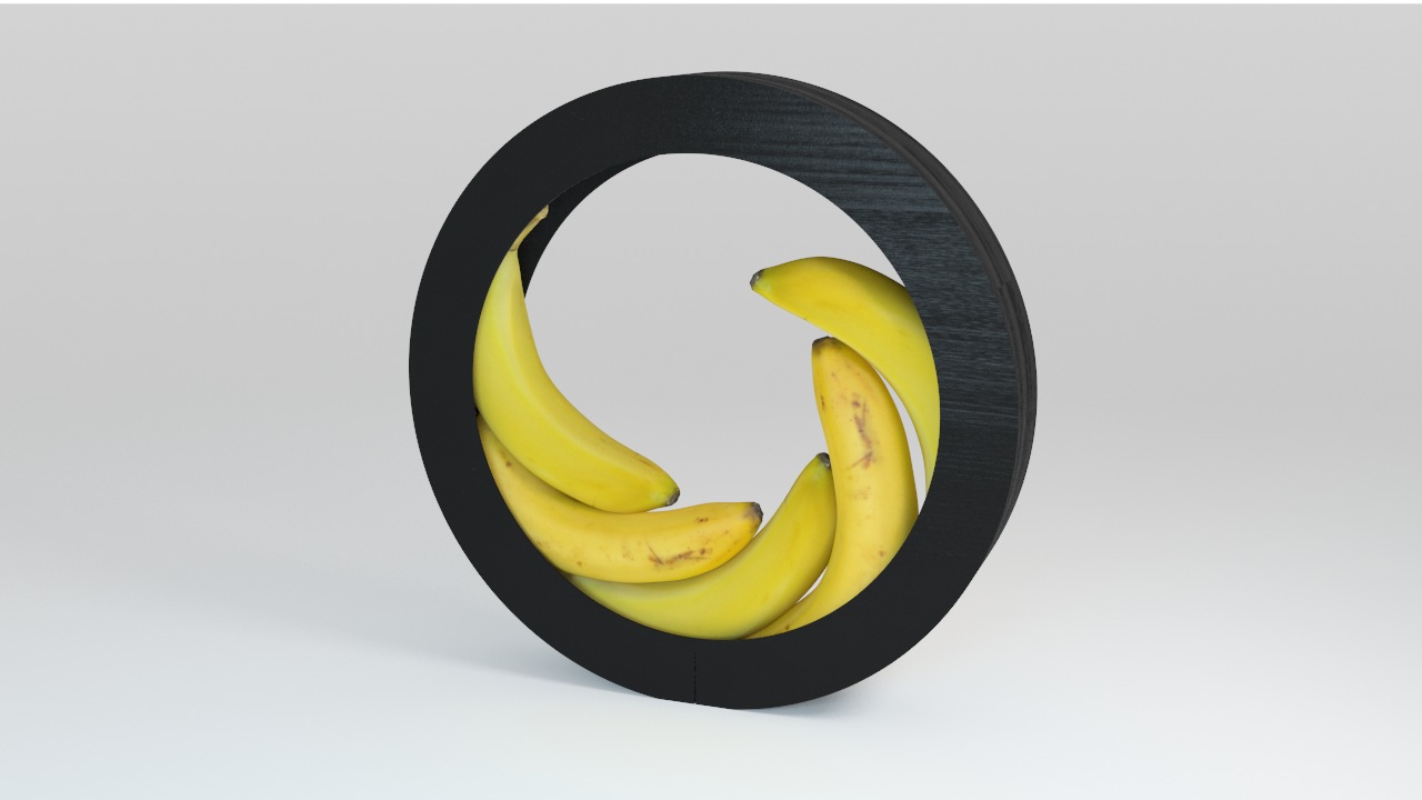 VP Bananas circular bowl