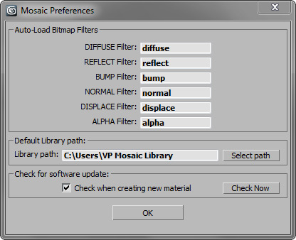 preferences Mosaic - Preferences