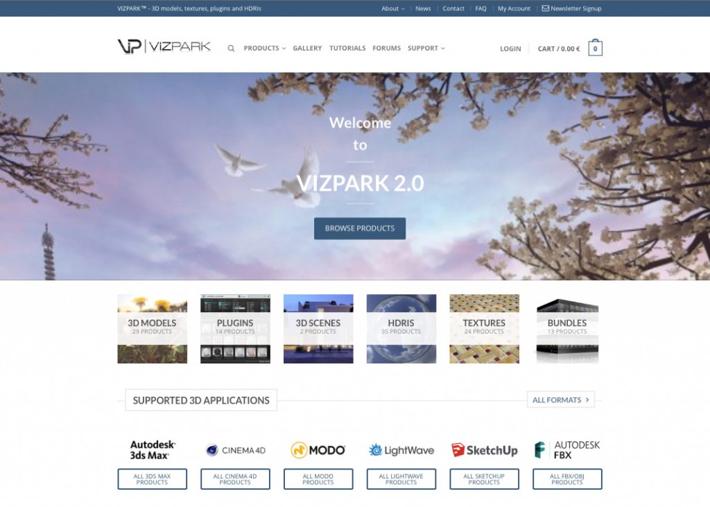 VIZPARK 2.0 Website Relaunch VIZPARK 2.0 Website Relaunch